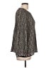 Max Studio 100% Polyester Green Long Sleeve Blouse Size L - photo 4