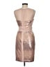 Calvin Klein Metallic Tan Cocktail Dress Size 6 - photo 2