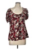 Studio 1940 Red Short Sleeve Blouse Size L - photo 1