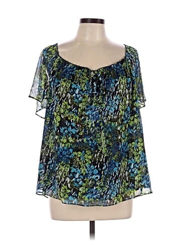 Laura Ashley Short Sleeve Blouse (view 1)