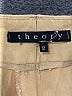 Theory Solid Tan Linen Pants Size 12 - photo 7