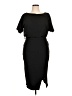 Kensie Solid Black Cocktail Dress Size 14 - photo 1