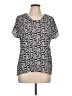 Ann Taylor LOFT 100% Polyester Black Short Sleeve Blouse Size L - photo 1