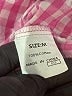 Unbranded 100% Cotton Checkered-gingham Pink Long Sleeve Button-Down Shirt Size M - photo 7
