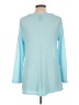 Chelsea & Theodore Chevron-herringbone Teal Pullover Sweater Size L - photo 2