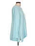 Chelsea & Theodore Chevron-herringbone Teal Pullover Sweater Size L - photo 4