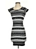 Bebe Graphic Black Casual Dress Size S - photo 1