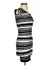 Bebe Graphic Black Casual Dress Size S - photo 4