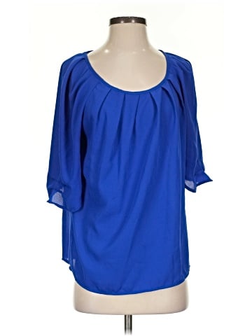Meaneor 3/4 Sleeve Blouse (view 1)