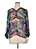 Empyre 100% Rayon Blue 3/4 Sleeve Blouse Size XL - photo 1