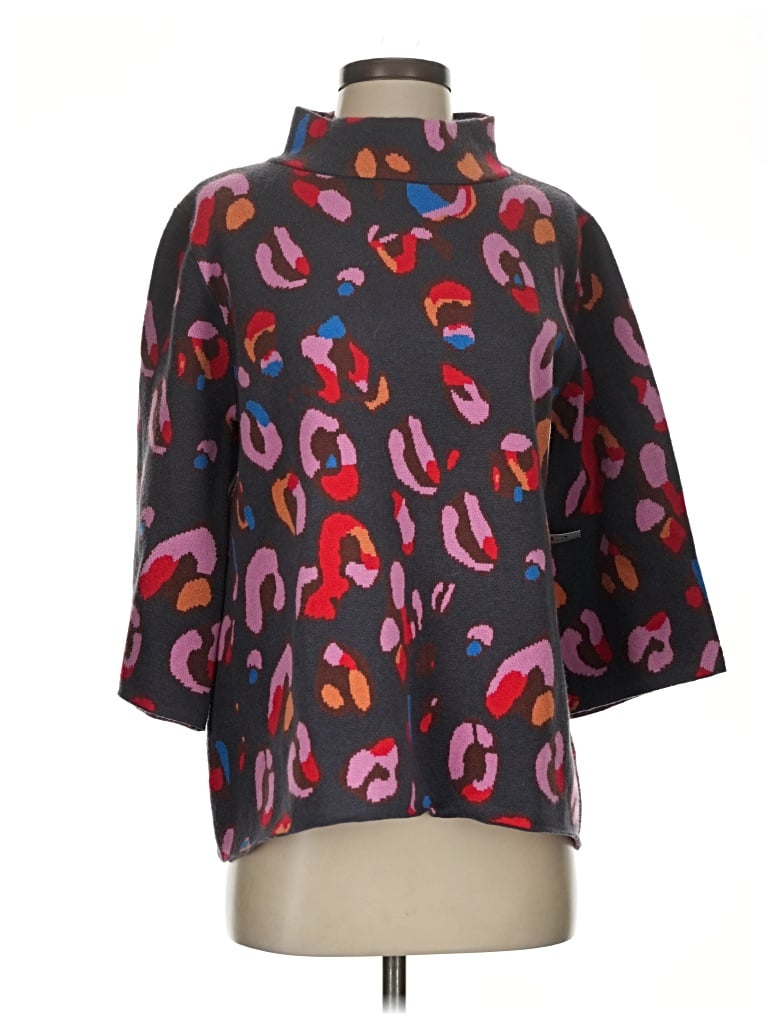 Pre-owned Mod On Trend Poncho In Black