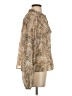 Elan 100% Polyester Snake Print Animal Print Brown Long Sleeve Blouse Size S - photo 4