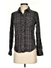 Rails 100% Rayon Plaid Green Long Sleeve Button-Down Shirt Size XS - photo 1