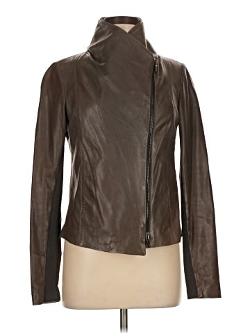 Vince. Leather Jacket (view 1)