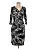 Ronni Nicole Print Black Cocktail Dress Size 6 - photo 1