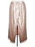 Boohoo 100% Polyester Metallic Silver Formal Skirt Size 20 - photo 1