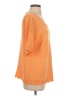 Soft Surroundings Orange Pullover Sweater Size S - photo 4