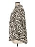 Maurices 100% Polyester Animal Print Ivory 3/4 Sleeve Blouse Size 1X - photo 5
