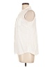 North Style 100% Lyocell Ivory Sleeveless Button-Down Shirt Size L - photo 5