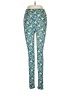 Lularoe Print Blue Leggings One size - photo 1