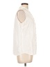 North Style 100% Lyocell Ivory Sleeveless Button-Down Shirt Size L - photo 4