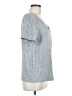 Shein Silver Short Sleeve Top Size 8 - 10 - photo 4