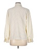 Pendleton 100% Polyester Polka Dots Ivory Long Sleeve Blouse Size 8 (petite) - photo 2