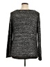 Apt. 9 Tweed Black Gray Pullover Sweater Size 1X - photo 2
