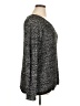 Apt. 9 Tweed Black Gray Pullover Sweater Size 1X - photo 4