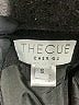 The Cue by Cher Qu 100% Wool Chevron-herringbone Black Wool Skirt Size S - photo 4