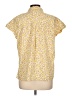 Style&Co Yellow Short Sleeve Blouse Size L - photo 2