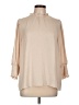 Naked Zebra Tan 3/4 Sleeve Blouse Size L - photo 1