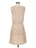 Gap 100% Polyester Solid Tan Casual Dress Size 4 - photo 2