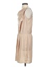 Gap 100% Polyester Solid Tan Casual Dress Size 4 - photo 5