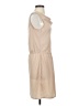 Gap 100% Polyester Solid Tan Casual Dress Size 4 - photo 4