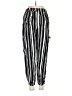 Angie 100% Rayon Stripes Black Casual Pants Size M - photo 2