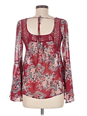 Crave Fame By Almost Famous Long Sleeve Blouse (view 2)