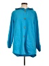 Susan Graver Solid Blue Raincoat Size 1X - photo 1
