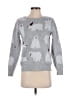 Holiday Time Print Gray Pullover Sweater Size S - photo 1