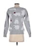 Holiday Time Print Gray Pullover Sweater Size S - photo 2