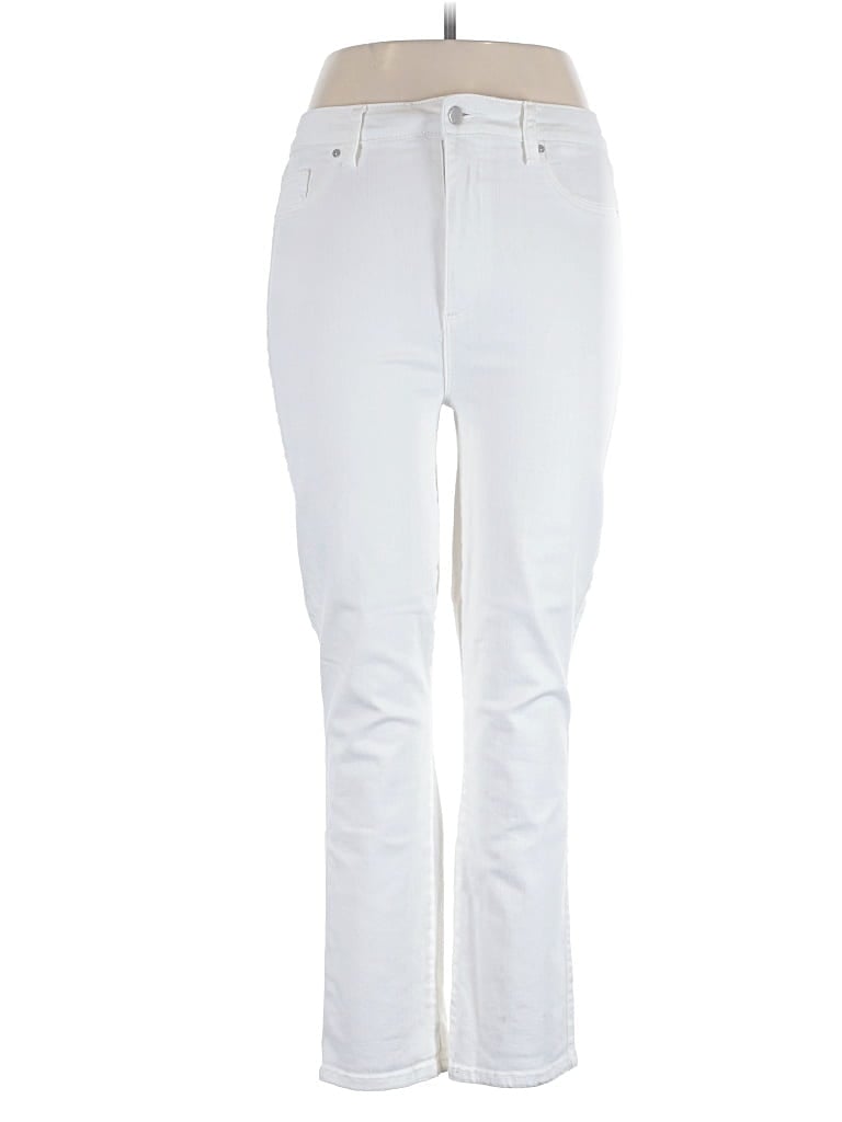 Pre-owned Just Fab Jeans In White