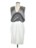 L'Agence Graphic Gray Cocktail Dress Size 6 - photo 1