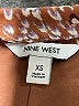 Nine West 100% Polyester Animal Print Brown Casual Dress Size XS - photo 7
