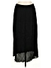 Madewell 100% Polyester Solid Black Formal Skirt Size L - photo 1
