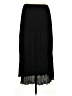 Madewell 100% Polyester Solid Black Formal Skirt Size L - photo 2