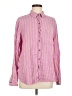 Universal Thread Stripes Pink Long Sleeve Blouse Size M - photo 1