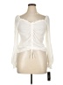 A. Byer Ivory Long Sleeve Blouse Size XL - photo 1