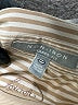 Foxcroft Metallic Tan Ivory Long Sleeve Blouse Size 18 - photo 7