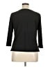 J.Jill Solid Black 3/4 Sleeve Top Size XL - photo 2
