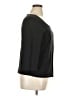 J.Jill Solid Black 3/4 Sleeve Top Size XL - photo 4